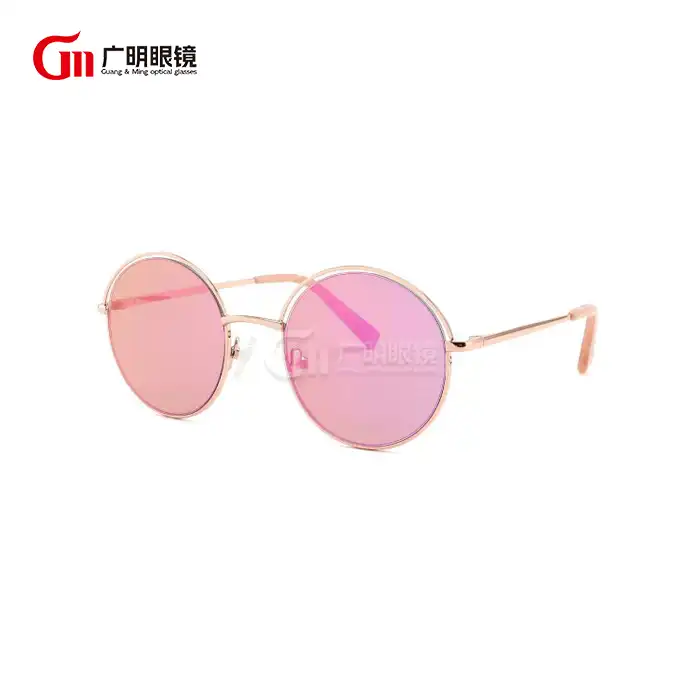 Round Metal Polarized Sunglasses for Active Lifestyles